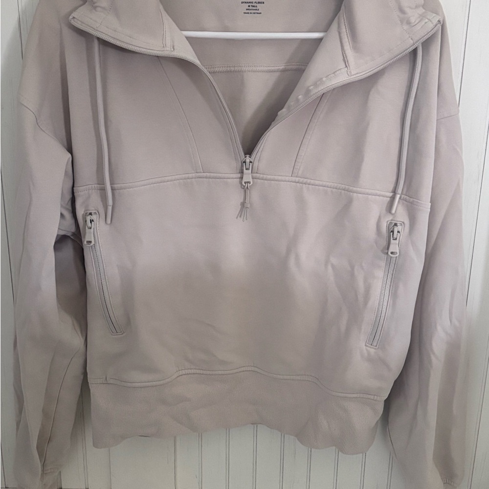 Old Navy Active Cream Fleece Pullover